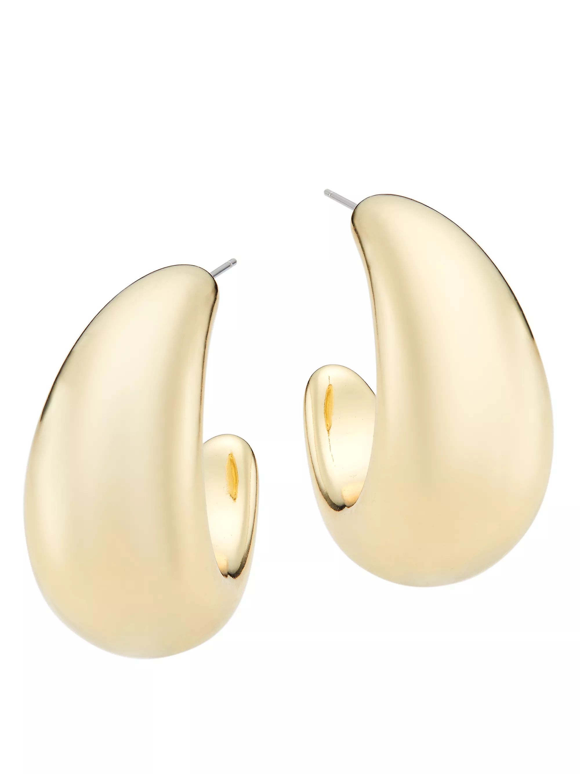 Tsuki 14K Gold-Plated Hoop Earrings | Saks Fifth Avenue