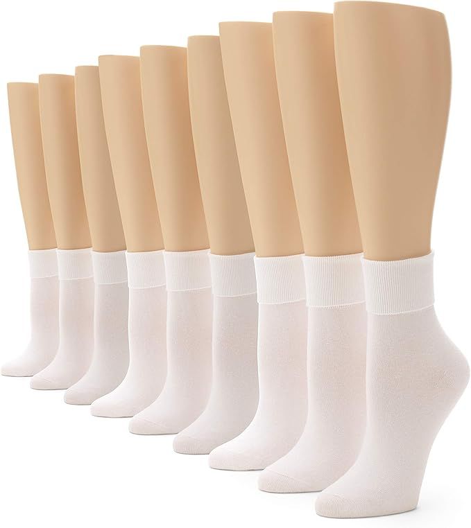 No nonsense womens Cotton Basic Cuff Sock | Amazon (US)