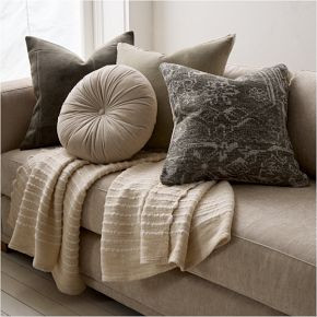 Patchwork Velvet Pillow Cover & Throw Set | West Elm (US)