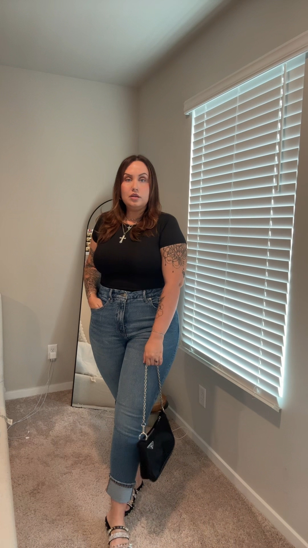 Basic outfit because the accessories are what matter  

#LTKStyleTip #LTKMidsize #LTKSeasonal