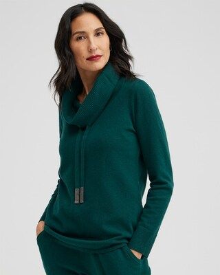 Zenergy Luxe Cashmere Blend Cowl Neck Sweater | Chico's