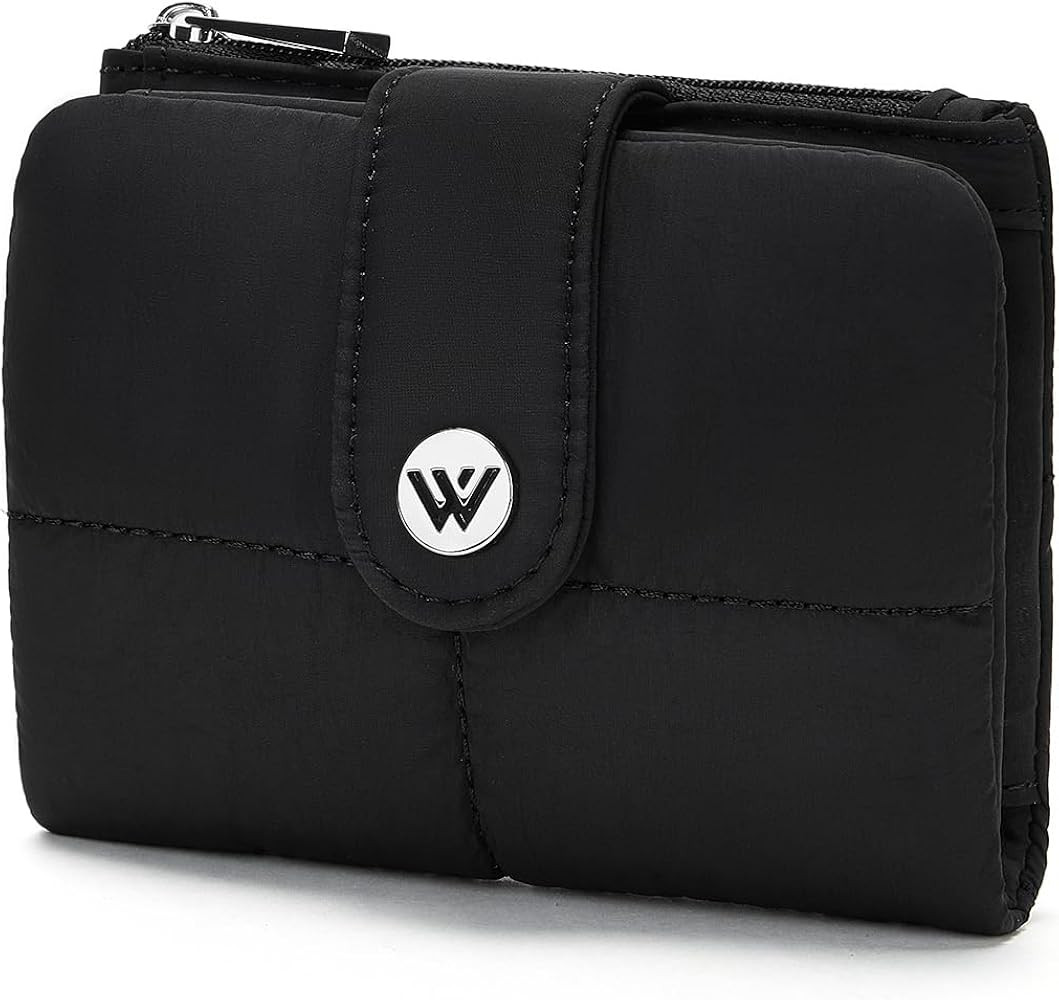 WESTBRONCO Puffer Small Wallet for Women RFID Blocking Card Holder Wallets, Womens Bifold Wallet ... | Amazon (US)
