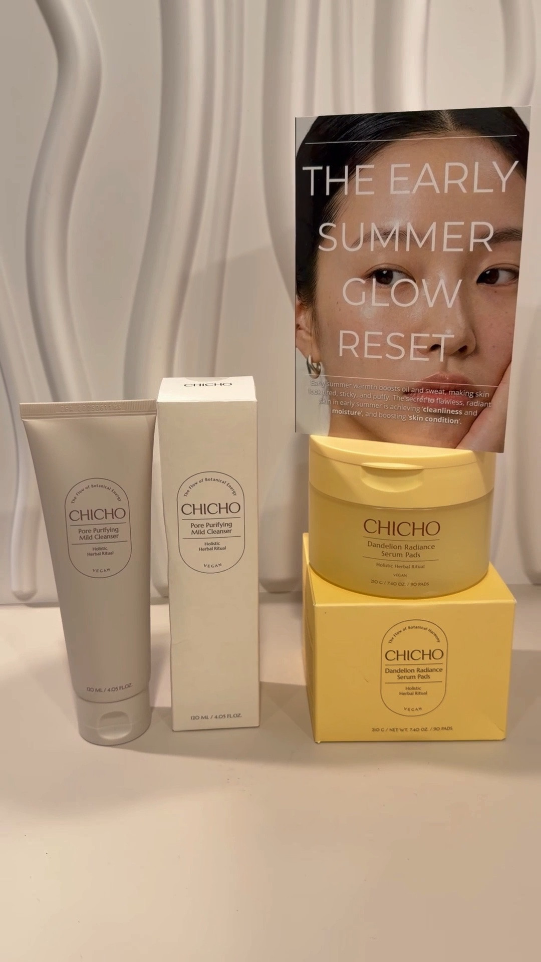 ✨ The Early Summer Glow Reset ✨

Creating a dewy, glowing skin canvas that actually holds up through the early summer heat starts with the right prep 🌿☀️

I’ve been using these two CHICHO products together lately, and my skin has been looking smoother, clearer, and so much more radiant — without feeling heavy or greasy 👀✨

💧 Step 1: The Pore-Refining Reset
CHICHO Pore Purifying Mild Cleanser

This cleanser gives such a satisfying deep-clean feeling WITHOUT stripping my skin 🙌

✨ Helps remove pore impurities + fine dust
✨ Gentle exfoliation with 10,000ppm Job’s Tears Seed Powder + PHA
✨ Soft scrub-to-foam texture that leaves skin feeling smooth and polished
✨ 5 Ceramides + Cholesterol help support the skin barrier
✨ Helps calm excess oil + redness
✨ Acne-safe, non-comedogenic, vegan, and dermatologist-tested

My skin feels clean, refreshed, and soft after every wash — not tight or dry 💙

🌼 Step 2: The 3-Min Glow Ritual
CHICHO Dandelion Radiance Serum Pads

These jumbo serum-soaked pads are PERFECT for quick morning skin prep before makeup 👀✨

I leave them on my cheeks and forehead for a few minutes while doing my hair, and my skin looks so hydrated, glowy, and makeup-ready after 💛

✨ Oversized 8cm pads = mini sheet mask effect
✨ Infused with 80.2% Dandelion Biome + Lotus
✨ Helps hydrate, smooth texture, and boost radiance
✨ Barrier-support hydration with Ceramide NP + Hyaluronic Acid
✨ pH-balanced, vegan, acne-safe, and non-comedogenic

The glow looks so fresh and healthy — especially under makeup during warmer weather ☀️✨

Even better? You can start seeing visible glow + improved radiance in about 2 weeks 👏

I linked both products because this combo has been SUCH a good early summer skin reset 💖

#LTKselfcare #LTKdayinmylife #LTKBeauty