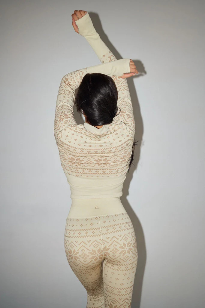 Vitality BaseLayer Henley Top - Snowflake | Vitality