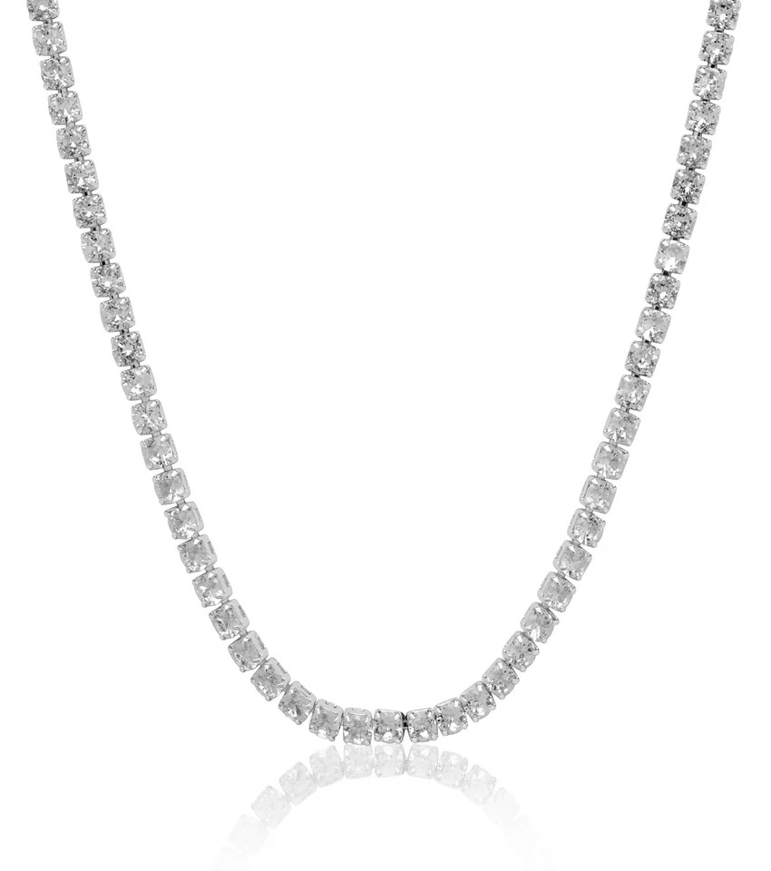 Tennis Necklace (Silver) | Abbott Lyon