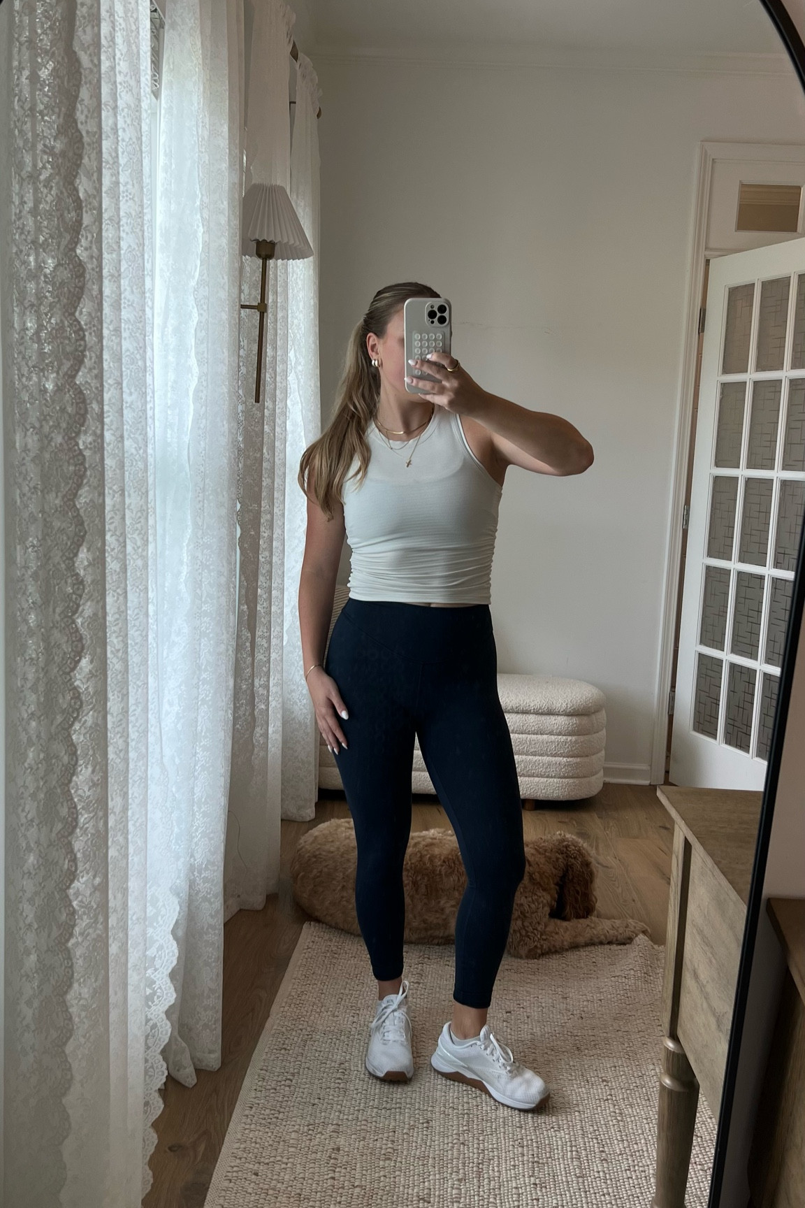 Wearing all Lululemon for my strength workout today! Wearing size 6 in everything. 

#lululemon 

#LTKActive #LTKFitness #LTKStyleTip