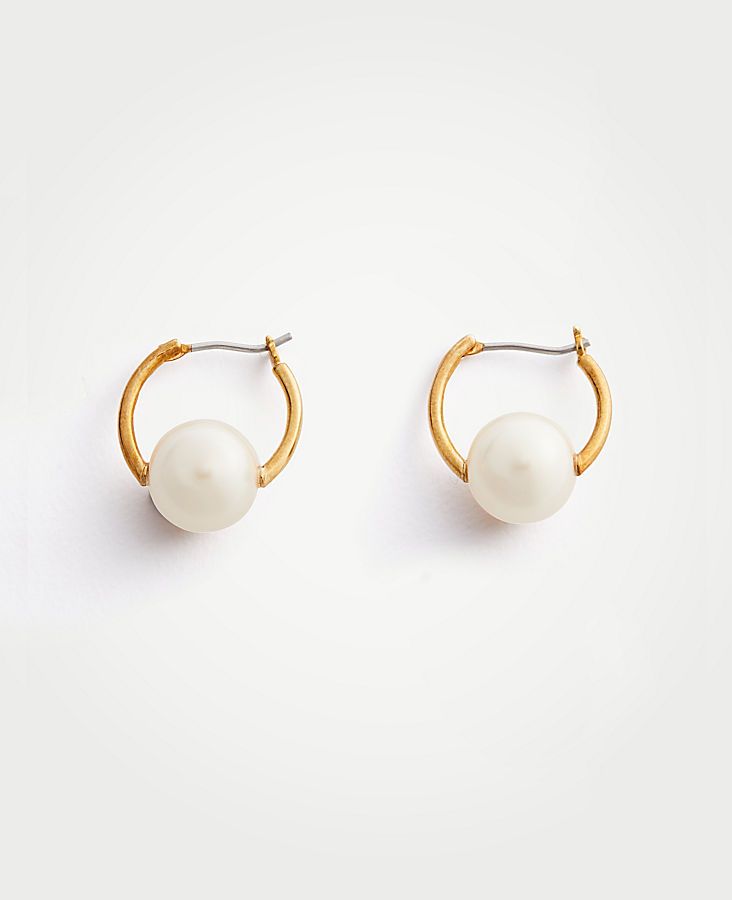 Pearlized Drop Earrings | Ann Taylor (US)