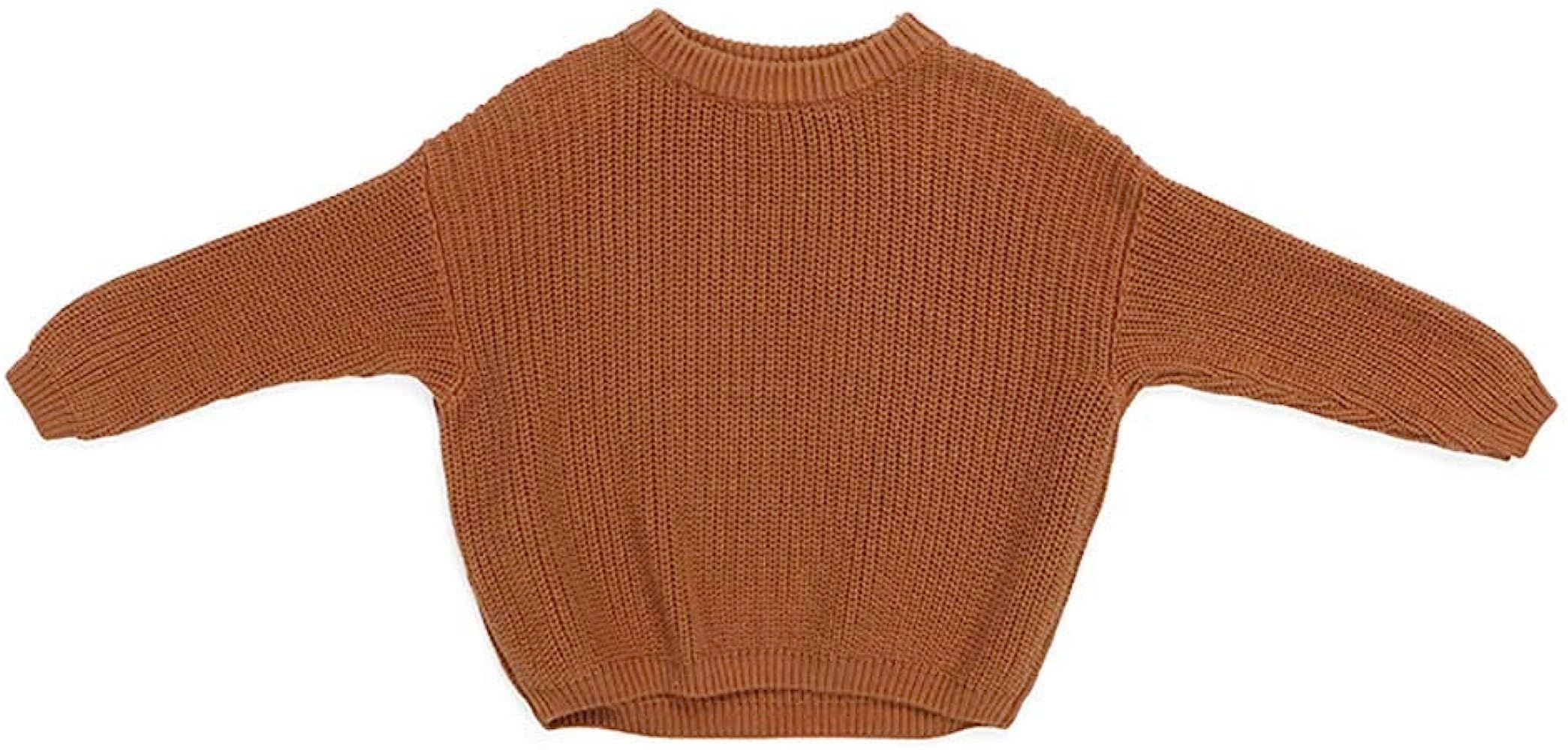 Newborn Toddler Baby Knitted Sweater Kids Boy Girl Fall Winter Warm Crewneck Pullover Tops Outfits C | Amazon (US)