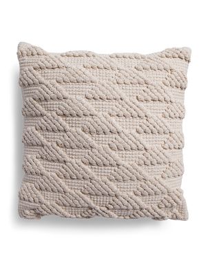 20x20 Textured Pillow | TJ Maxx