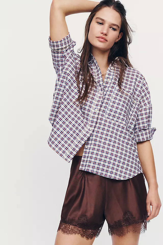 Mabel Boxy Oxford Shirt Top | Anthropologie (US)