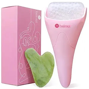 BAIMEI Ice Roller and Gua Sha Facial Tools, Skin Care Tools for face Reduces Puffiness Migraine P... | Amazon (US)
