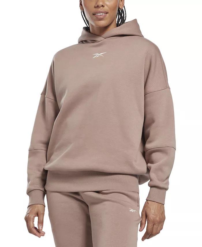 Reebok Women's Lux Oversized Hoodie & Reviews - Tops - Women - Macy's | Macys (US)