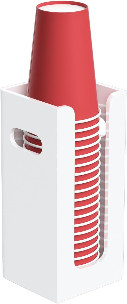 Dispensador de taza de café desechable con asas, montaje en encimera o pared para bebidas calien... | Amazon (US)