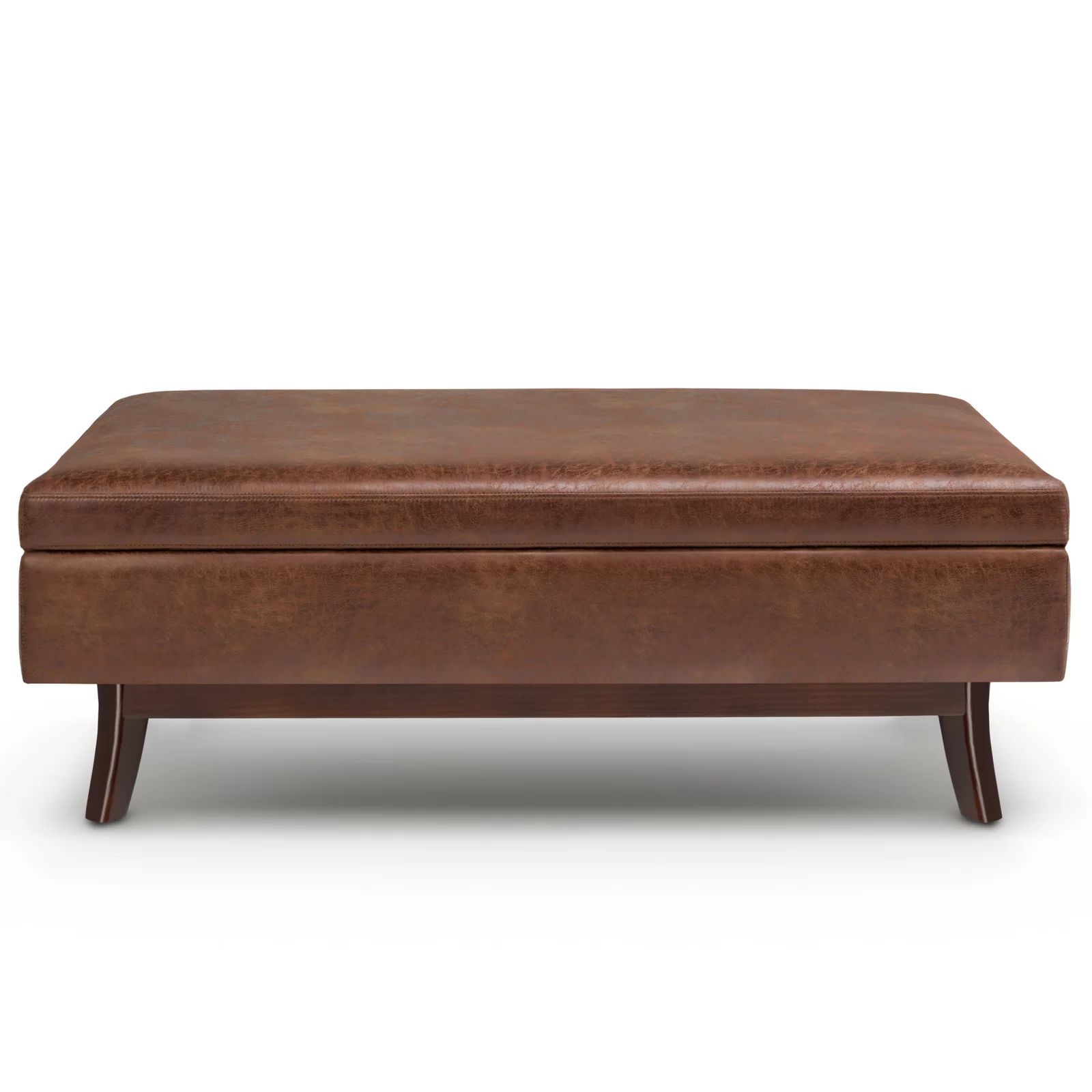 Owen Faux Leather Ottoman | Wayfair North America