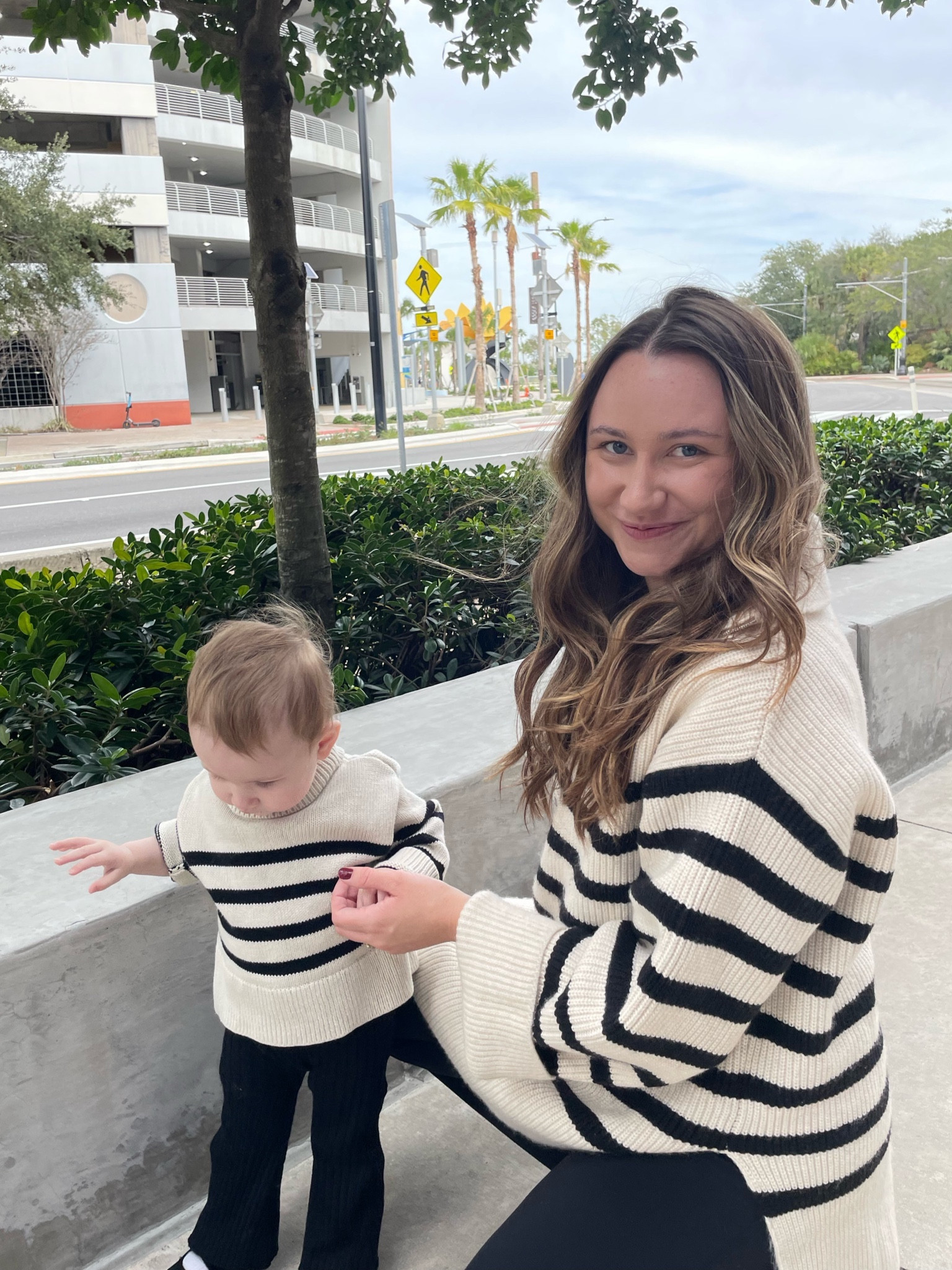 Mini + Mama matching 

Neutral baby clothes
Mommy and me 


Her set & my sweater are sold out but linked the item in another color!
my shoes: zara
