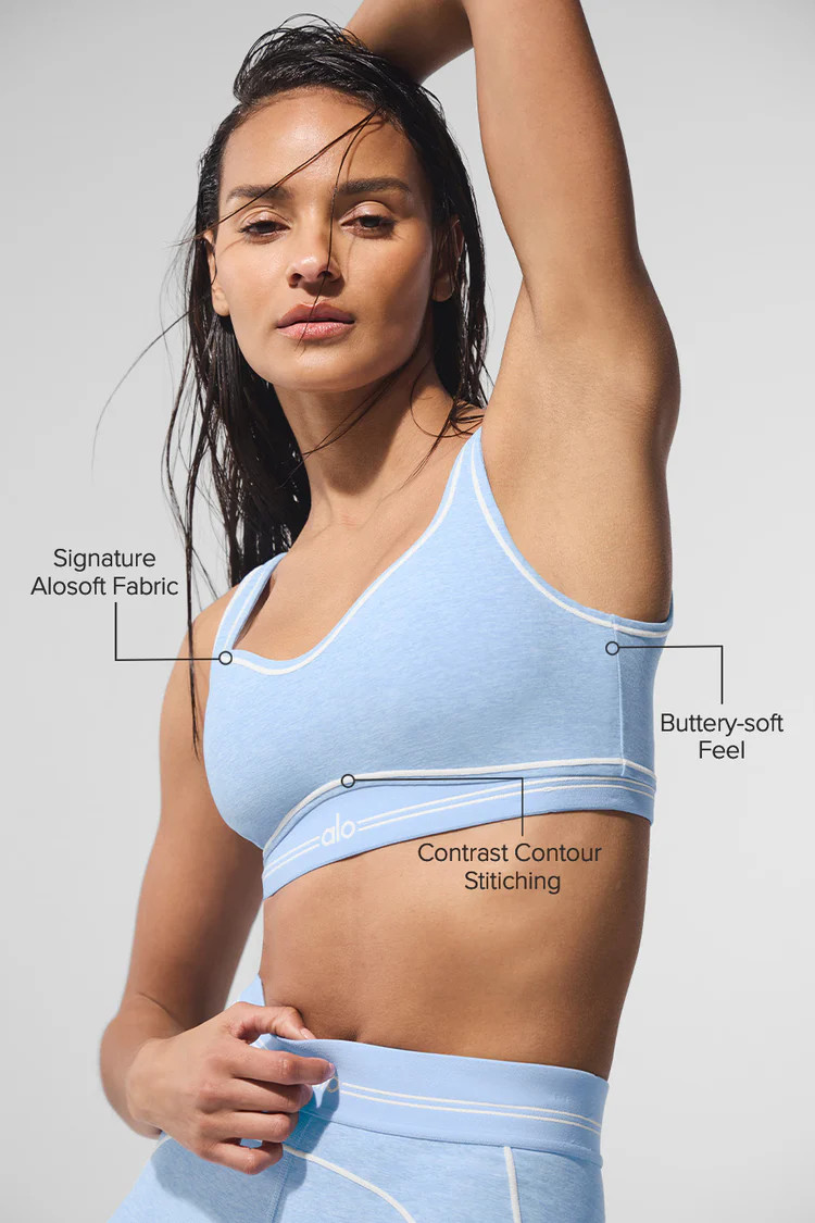 Alosoft Heart Throb Bra | Alo Yoga (US)