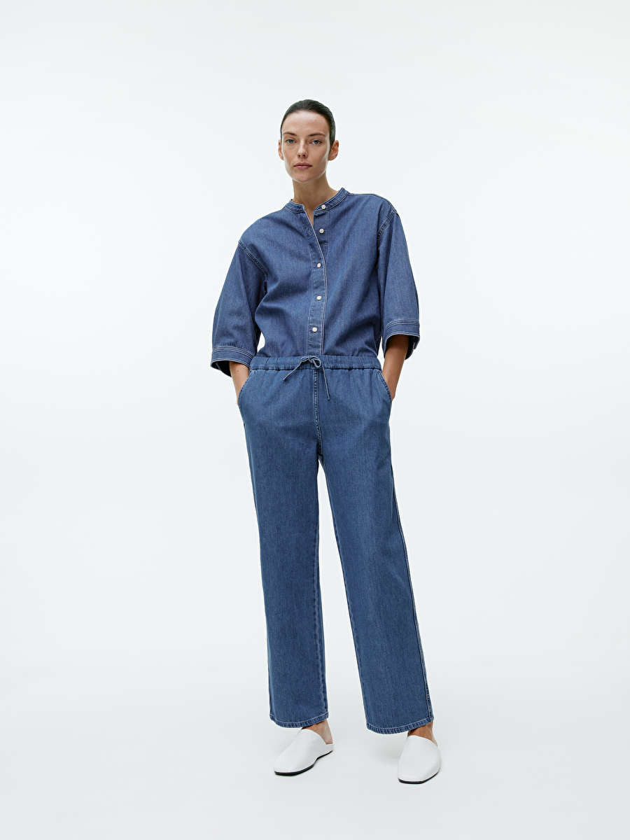 Drawstring Denim Trousers | ARKET (US&UK)