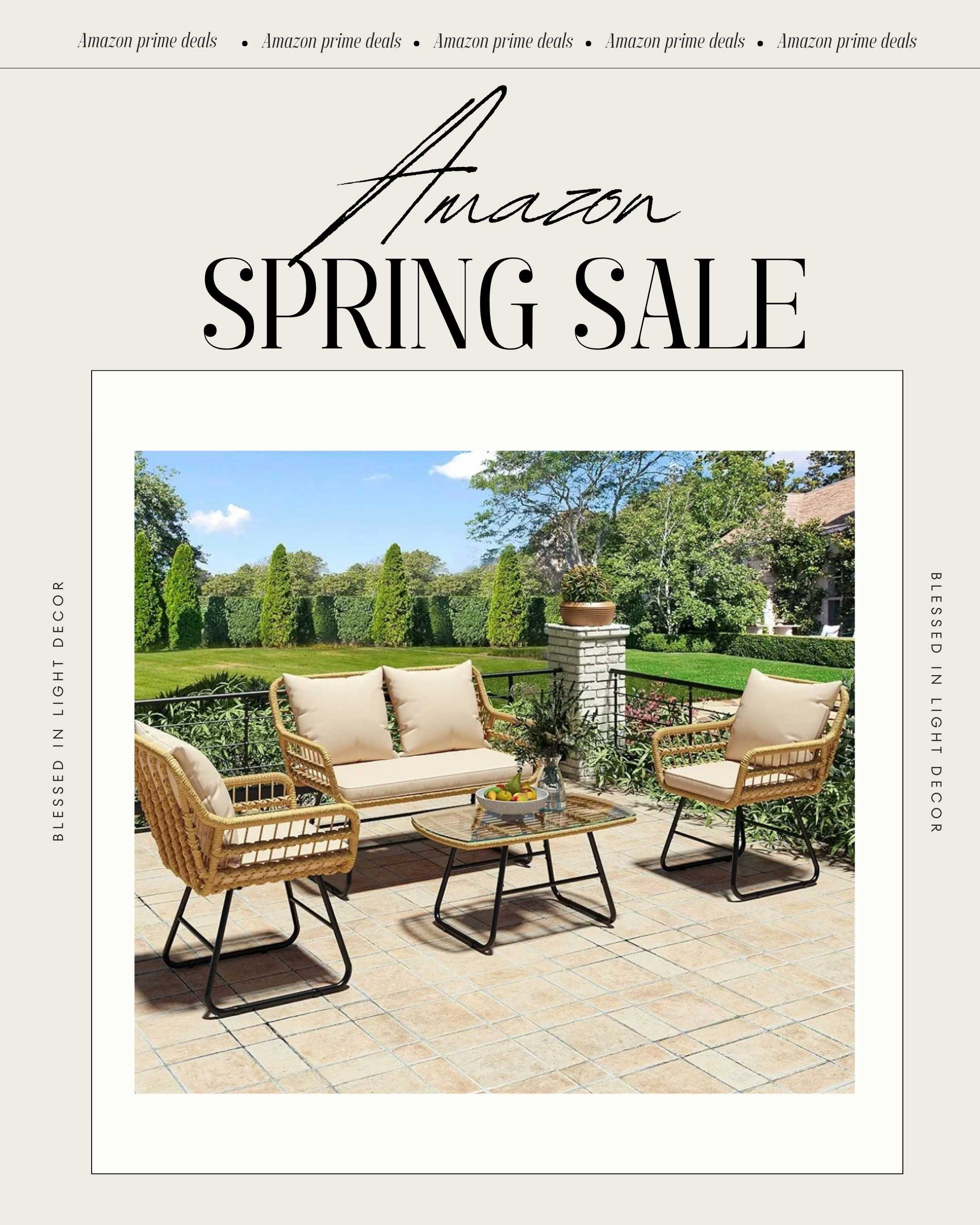 Amazon home outdoor patio sale!!#spring2024 #amazon2024 #Amazon #deals #sale#style #neutralstyle #neutrals #patio #outdoors #decoration #DecorInspiration 

#LTKSeasonal #LTKhome #LTKsalealert