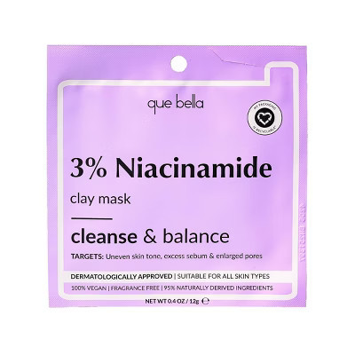Que Bella 3% Niacinamide Clay Mask - 0.4oz | Target