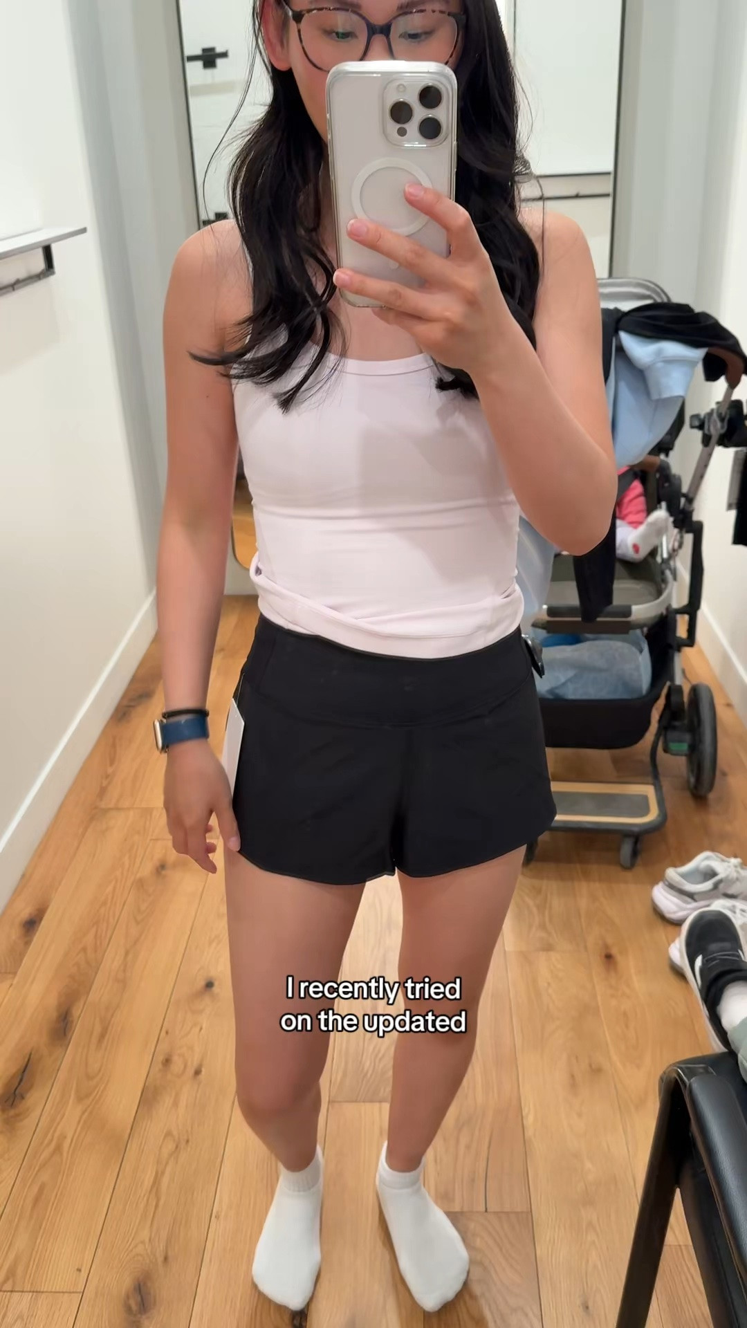 this is your sign to try the new updated speed up shorts at lululemon! Instead of the panel in the back it's now a mesh seam detail and I feel like the proportions and cut have been updated to be way comfier and flattering. 

I'm trying on the high rise 4" version in a size XS. I'm typically a size 4 in aligns and hotty hot shorts for reference. I am 5'2 with a 27" inseam.

#LTKcanada #LTKsummer #LTKfitness