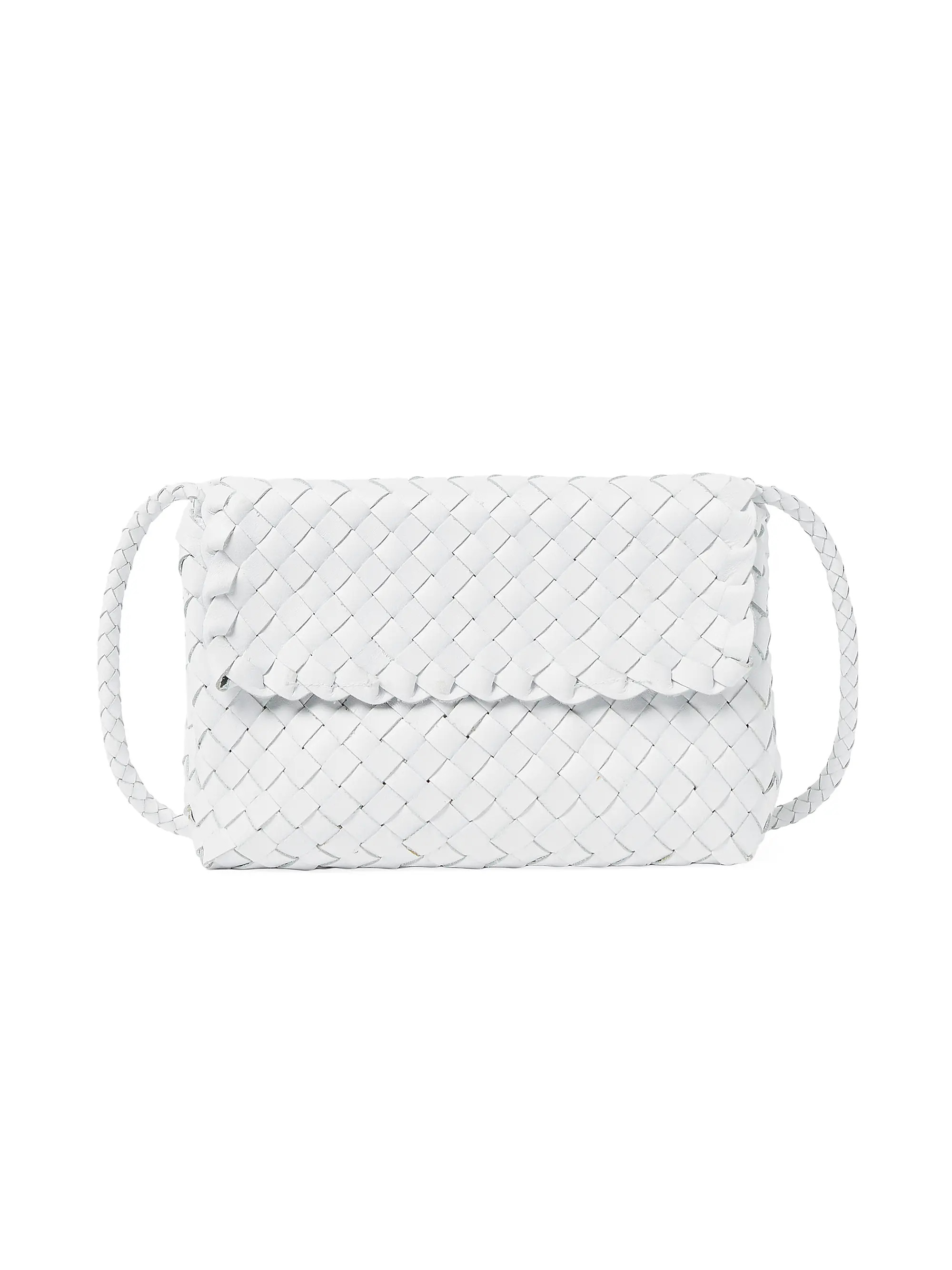 Billie Woven Leather Shoulder Bag | Saks Fifth Avenue