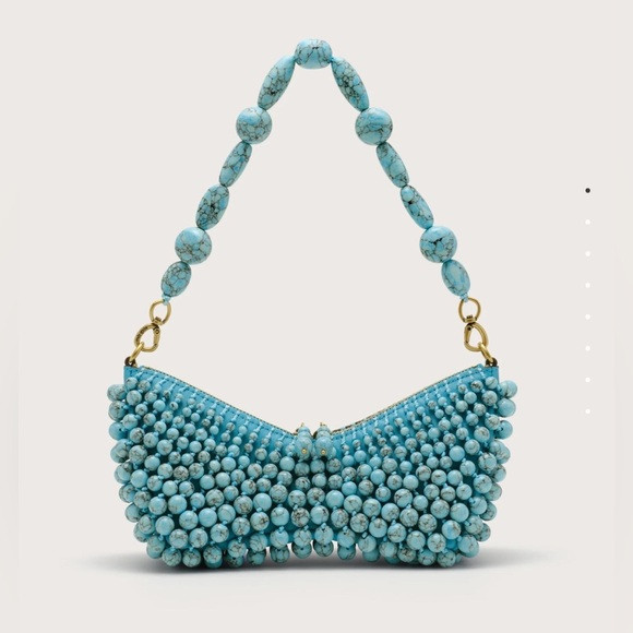 CULT GAIA MERCIER MINI SHOULDER BAG IN IBIZA TURQUOISE NIB | Poshmark