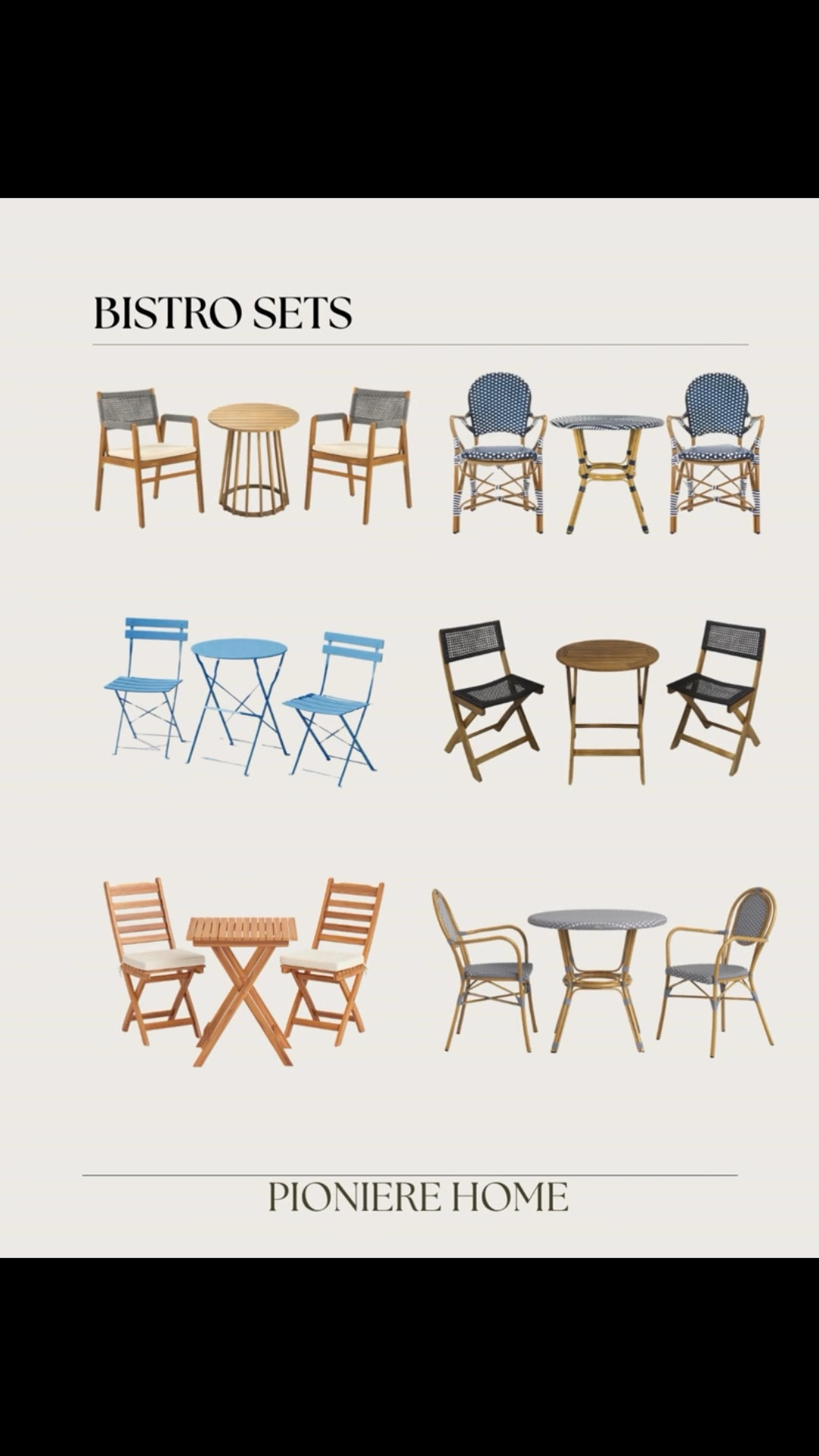 Outdoor bistro sets on sale at Wayfair. Small space outdoor furniture, outdoor dining chairs and tales, French bistro sets

#LTKSeasonal #LTKHome #LTKSaleAlert