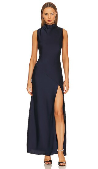 Nya Gown in Midnight Navy | Revolve Clothing (Global)