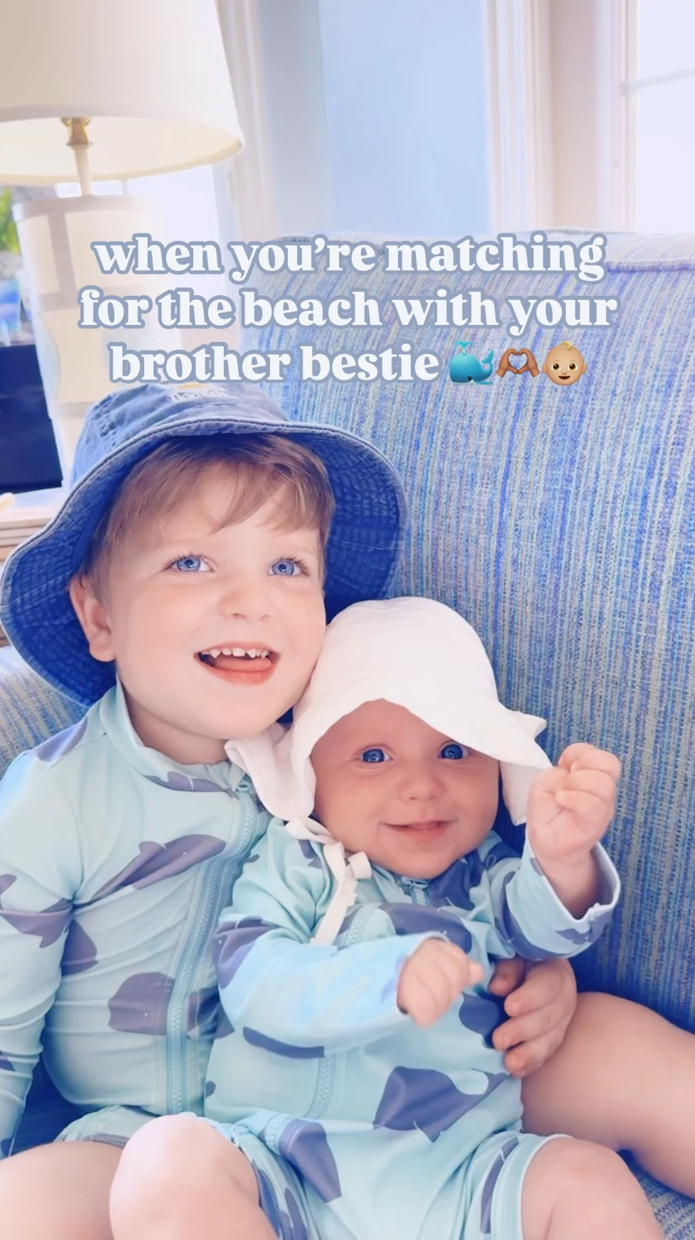 Sweetest little matching beach babies 👶🏼🩵👶🏼 I ever did see!!! 🐳🫶🏽🐋 Yay for a beautiful beach day with these brother besties!! 🏝️☀️🌅 #familyoffour #labordaybeachtrip #fullhandsfullerhearts #soakingupthesunshine #vacationmode #soakupthesun #makingbeachmemories #brotherbestfriend #brotherbesties #builtitbestfriend #boymamax2 #matchingbrothers #matchingwithmybestie 

PS. Linked 🔗 these adorable matching suits (Sweet Baby Levi Rhett is actually just wearing Judson’s old one 🤭 hehe - having two baby boys 👶🏼🩵 back to back has been SUCH a gift 🎁 y’all 👏🏽!!) over on my LTKit shop!! 🛍️ So make sure to go follow along with me there (link is in my bio ✨) if you haven’t already 🫶🏽 - where I love to share all things motherhood, baby, toddler, baby, traveling, “beach with littles,” and newborn life that I’m loving!! 🤱🥰 #ltkittravel 

| Motherhood | Beach Living | Vacation Mode | Stay at Home Mom | Joyful Motherhood | Travel | Boy Mom | Newborn Days | Toddler Days | Beach Travel | Travel With Babies | Family Travel | Coastal Life | Family of Four

…

#emilysayswes #judsoncarpentermabry #levirhettmabry #emilymabrycreativeblog 
#mommyblogger #stayathomemommy #newborndays #newbornandtoddlersummer #twounderthree #boymama #boymamalife #mamaoftwo #oakislandnc #LTKfamily #LTKBaby #LTKTravel  @shop.ltk 

#LTKBaby #LTKSwim #LTKKids