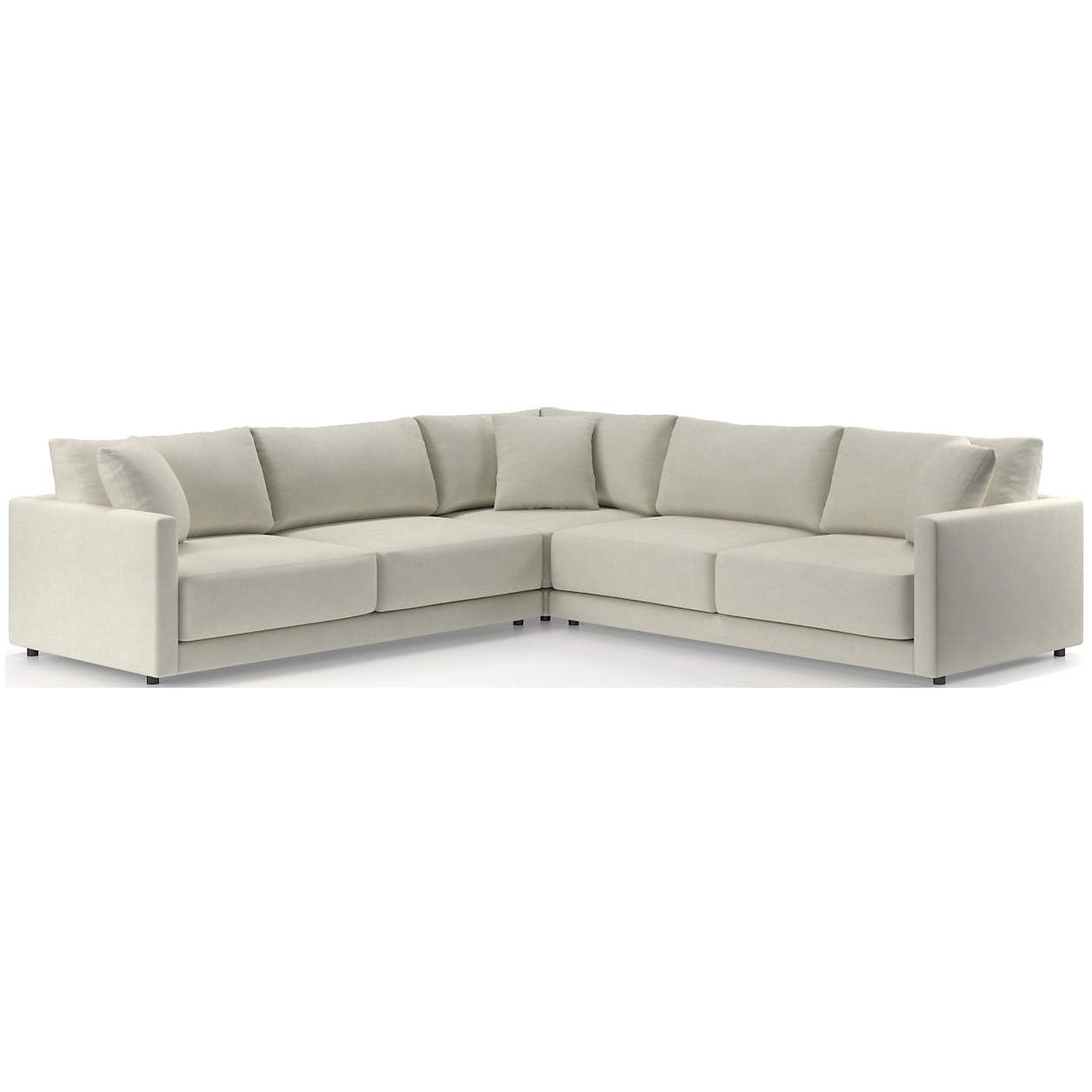 Gather 3-Piece Sectional + Reviews | Crate and Barrel | Crate & Barrel