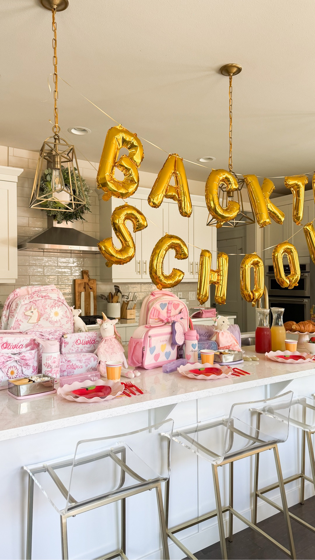 This is your sign to make the first day of school a little extra special! ✨🎒
I surprised the girls with a fun breakfast setup and all new school gear from @potterybarnkids. They each got to pick out their own backpacks, lunch bags, water bottles, patches, and charms, so everything feels uniquely theirs. It all turned out SO cute!
We also picked up new stainless steel lunch and snack boxes, and I had almost everything monogrammed, which means no more labeling every single item 🙌
Here’s to an amazing school year! 🍎📚✨
#firstdayofschool #potterybarnkids#backtoschoolshopping 

LoveShackFancy backpack, water bottle, pencil case, pouch, lunch box, utensils, bento box, doll, backpack charms, glitter pencil case, plates, balloons, back to school decorations kit

#LTKhome #LTKkids #LTKsummer