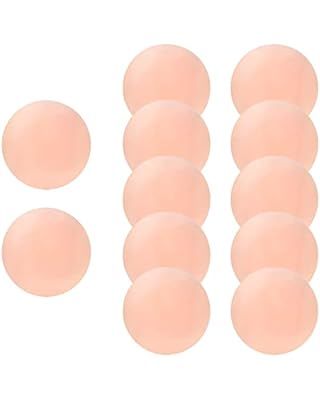 XJSGS Nipple Covers Womens Silicone Pasties Invisible Silicone Nipple Covers Reusable Adhesive Si... | Amazon (UK)