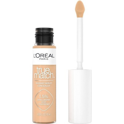 L'Oreal Paris True Match Radiant Serum Concealer with Hyaluronic Acid - W6 - 0.33 fl oz: Medium Coverage, Liquid Formula | Target