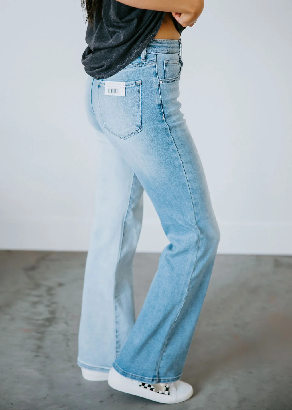 Sidney Two Tone Bootcut Jeans | Lauriebelles