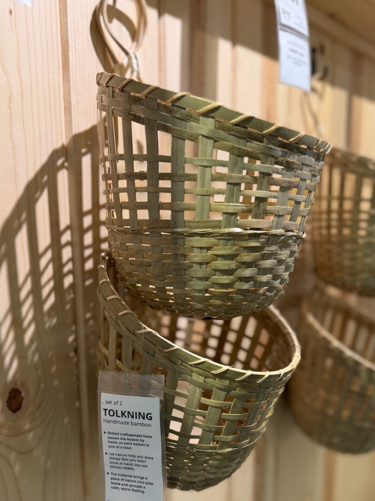 Handmade hanging baskets (set of 2) from IKEA

Kids room organization

#LTKHome #LTKKids