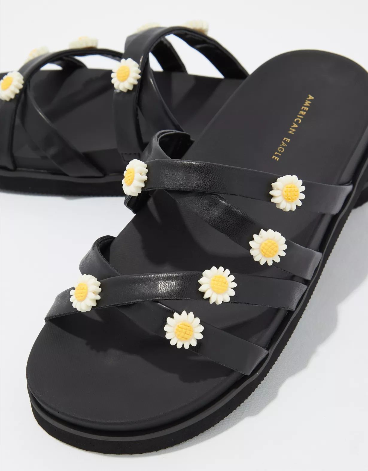 AE Y2K Strappy Floral Sandal | American Eagle Outfitters (US & CA)
