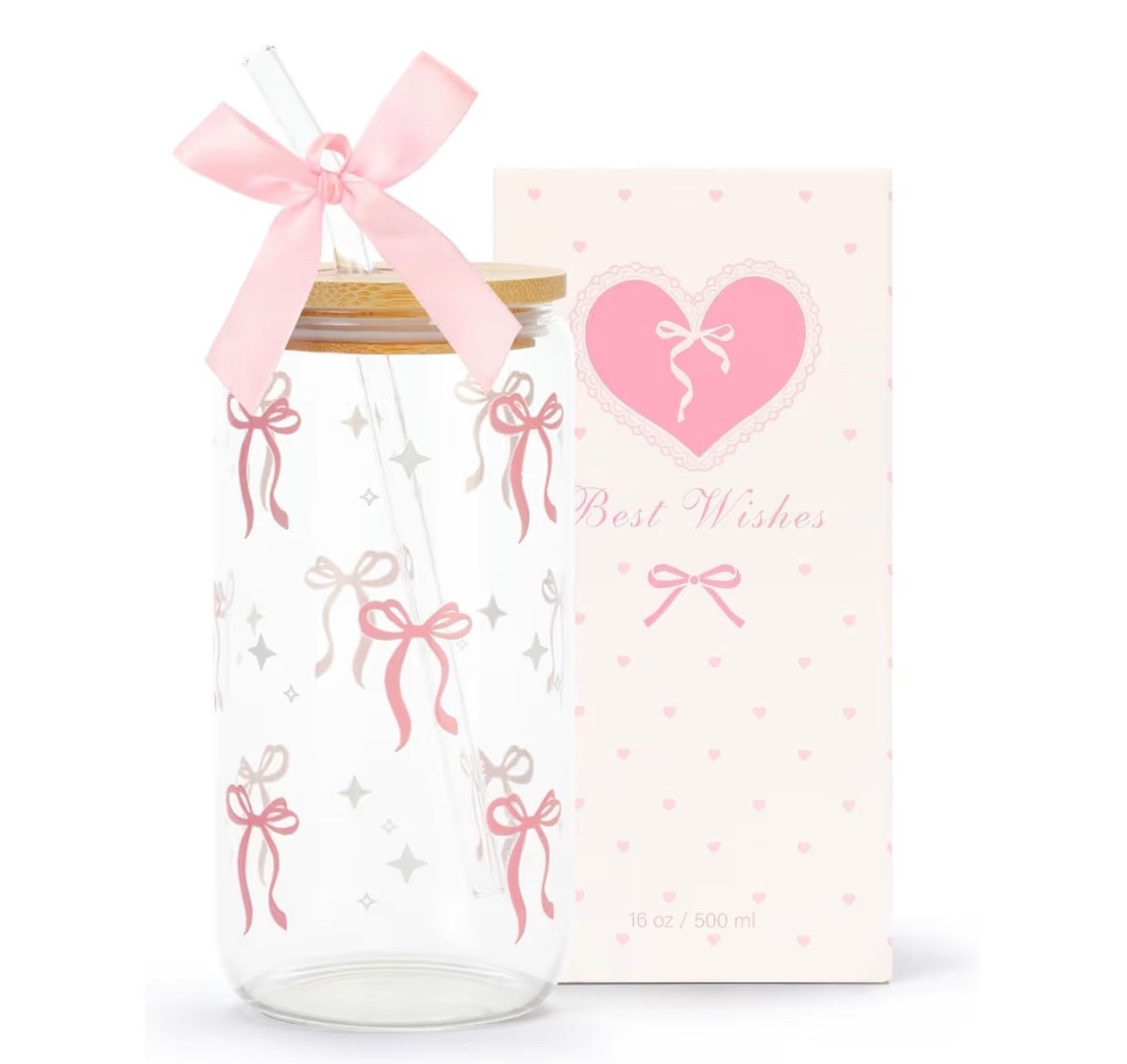 Bow glass cup. Was $13 now $7 with code “2LGPTSCH” at checkout. How cute would this be to fill with some Valentines candy and give as a gift. 

#LTKHome #LTKSaleAlert