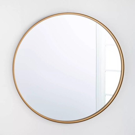 34in Round Decorative Wall Mirror