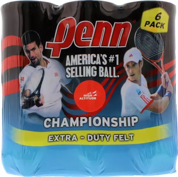 Penn Championship High Altitude Tennis Balls - 6 Can Pack | Dick's Sporting Goods