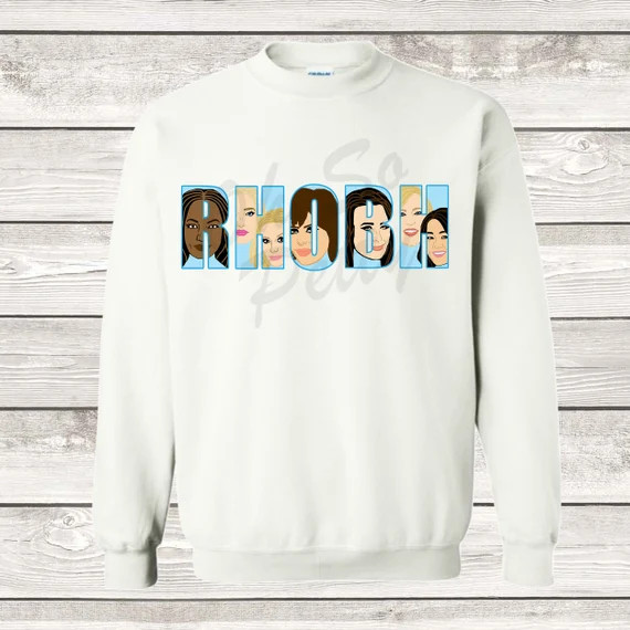 RHOBH Faces Real Housewives of Beverly Hills Sweatshirt | Etsy | Etsy (US)