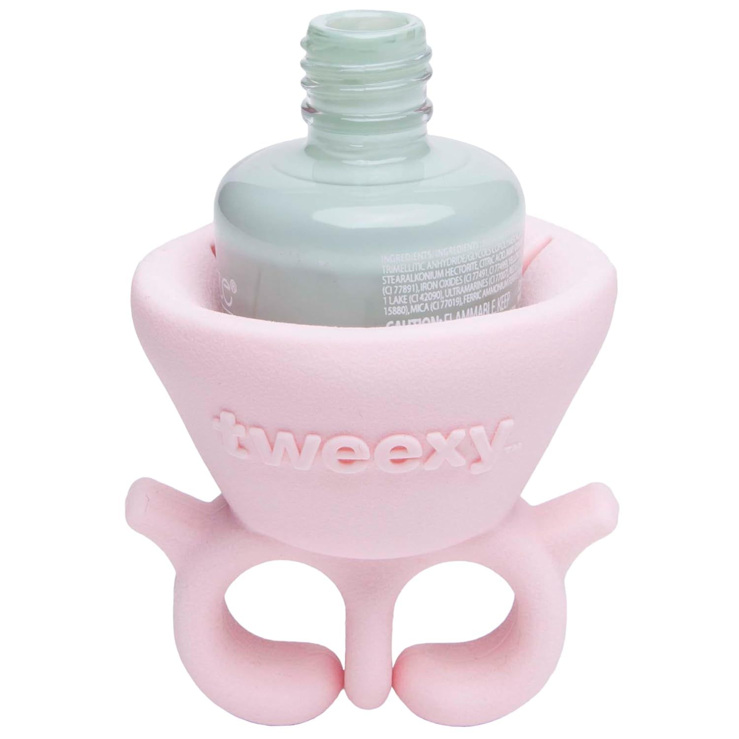 Tweexy - Wearable Nail Polish Bottle Holder, Pink Frosting | Amazon (US)