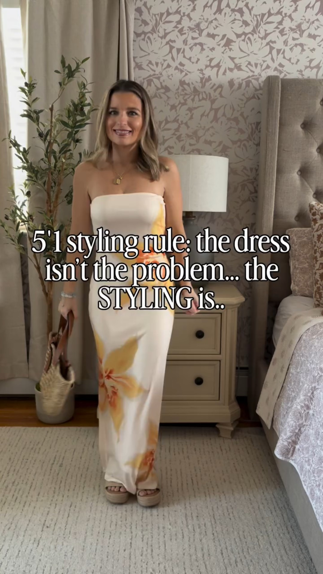 The dress you all 🙌🏼 👏 🌼 

Comment DRESS for a 🔗! 

#petitestyle #petite #petitedress #dress #casual spring prespring outfitinspo ootd grwm accessories styling hacks