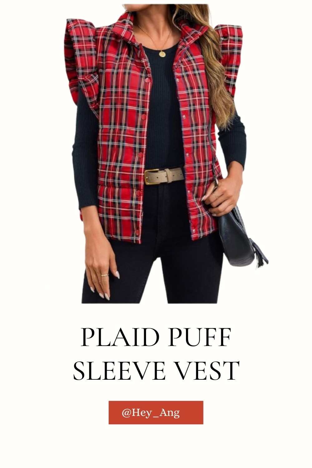 I love the puff sleeve on this vest!! This is perfect for the holiday season. You could style this for shopping, holiday festivals, or for travel. It comes in more plaid prints, and is under $50. 

#LTKFindsUnder50 #LTKStyleTip #LTKTravel