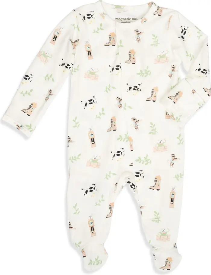 Introduce Mother Goose Magnetic Stretch Modal Footie | Nordstrom