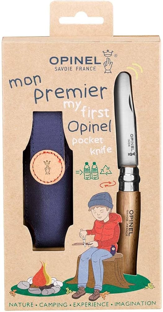 My First Opinel Knife & Recycled Sheath Set | Amazon (US)