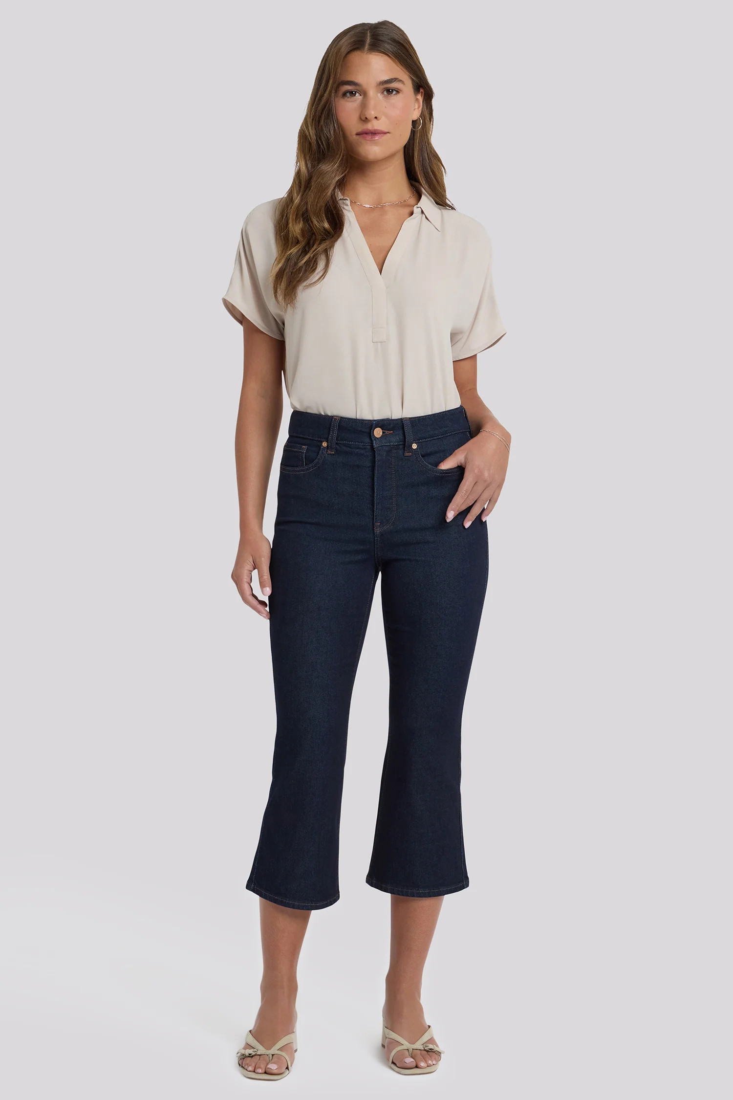 Monica Kick Flare Crop Jeans - Magical | NYDJ