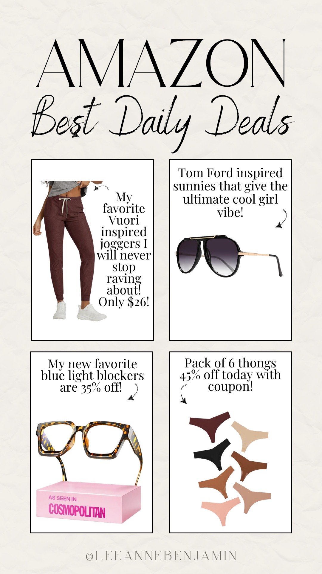 Top 4 daily deals on Amazon today! 

 #LTKdayinmylife #LTKootd #LTKSaleAlert