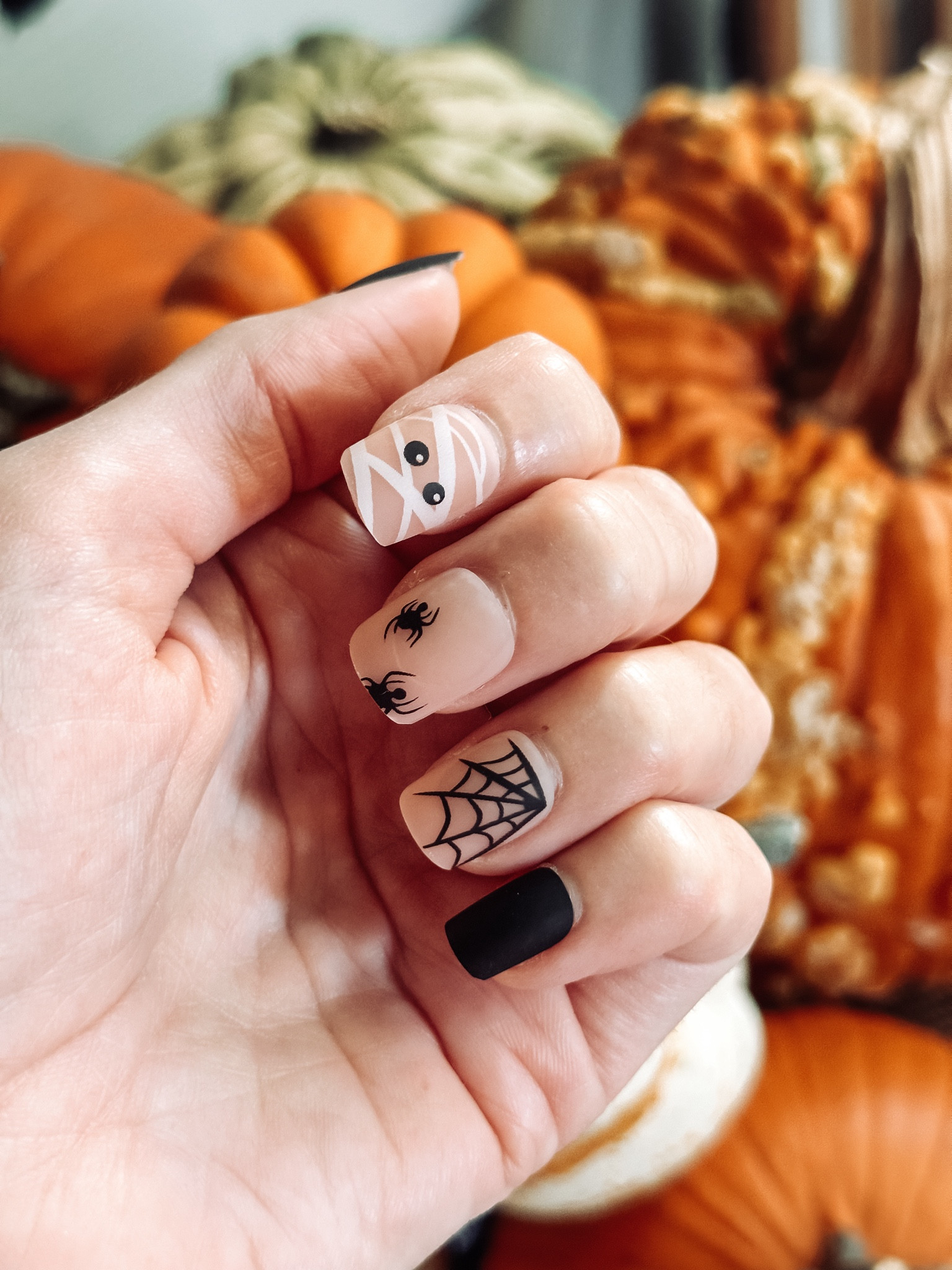 Love these spooky nails! They aren’t meant to be worn for a long time. I would put them on for a party, event, or fun weekend! I wore them for my daughter’s birthday party and a day at the fair! 🎃

#LTKHalloween #LTKSeasonal #LTKOver40