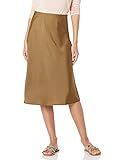 The Drop Women's Maya Silky Slip Skirt, Dark Olive, XXL, Plus Size | Amazon (US)