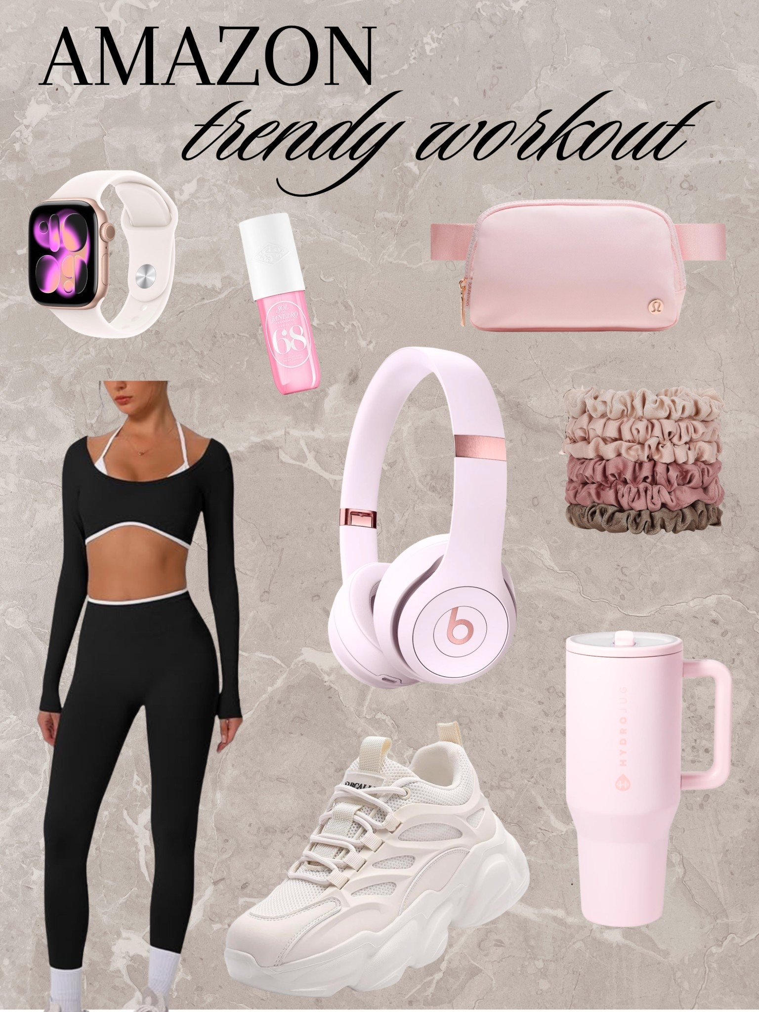 Amazon Trendy Workout Essentials for Women 💗 | Chic Gym Must-Haves

Level up your gym routine with these trendy Amazon workout essentials! From a sleek black long-sleeve activewear set to chunky white sneakers, pink Beats headphones, an Apple Watch, HydroJug tumbler, Lulu-style belt bag, neutral scrunchies, and gym beauty must-haves — this aesthetic fitness lineup is perfect for staying motivated in style. 💕 Save this for your next Amazon haul or gym refresh!

#amazonfinds #gymessentials #workoutstyle #fitnessfashion #gymgirl #amazonfavorites #athleisurewear #pinkgym #fitnessmotivation #gymmusthaves

@amazonfindsandfashion 


#LTKselfcare #LTKfitnessgoals #LTKgrwm